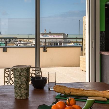 Babord, Appt Avec Terrasse Et Vue Mer Saint-Côme-de-Fresné Eksteriør billede