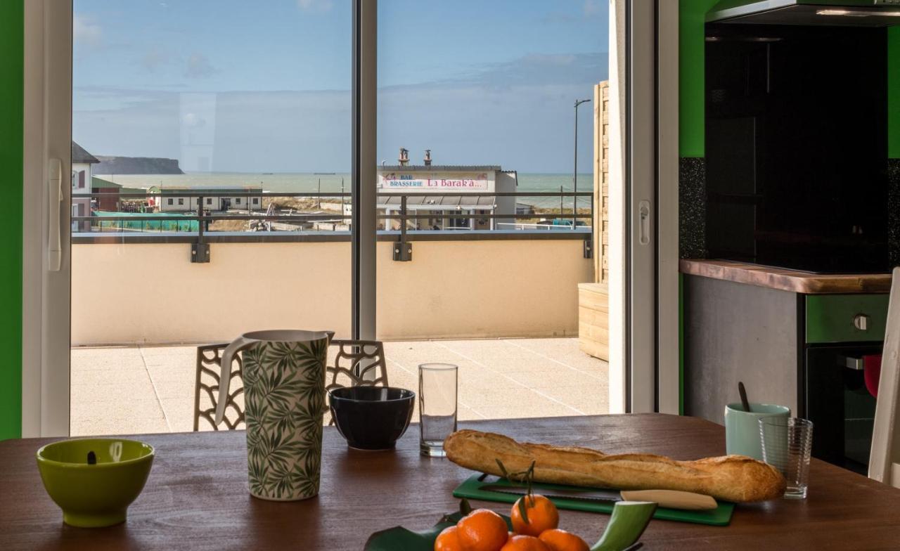 Babord, Appt Avec Terrasse Et Vue Mer Saint-Côme-de-Fresné Eksteriør billede